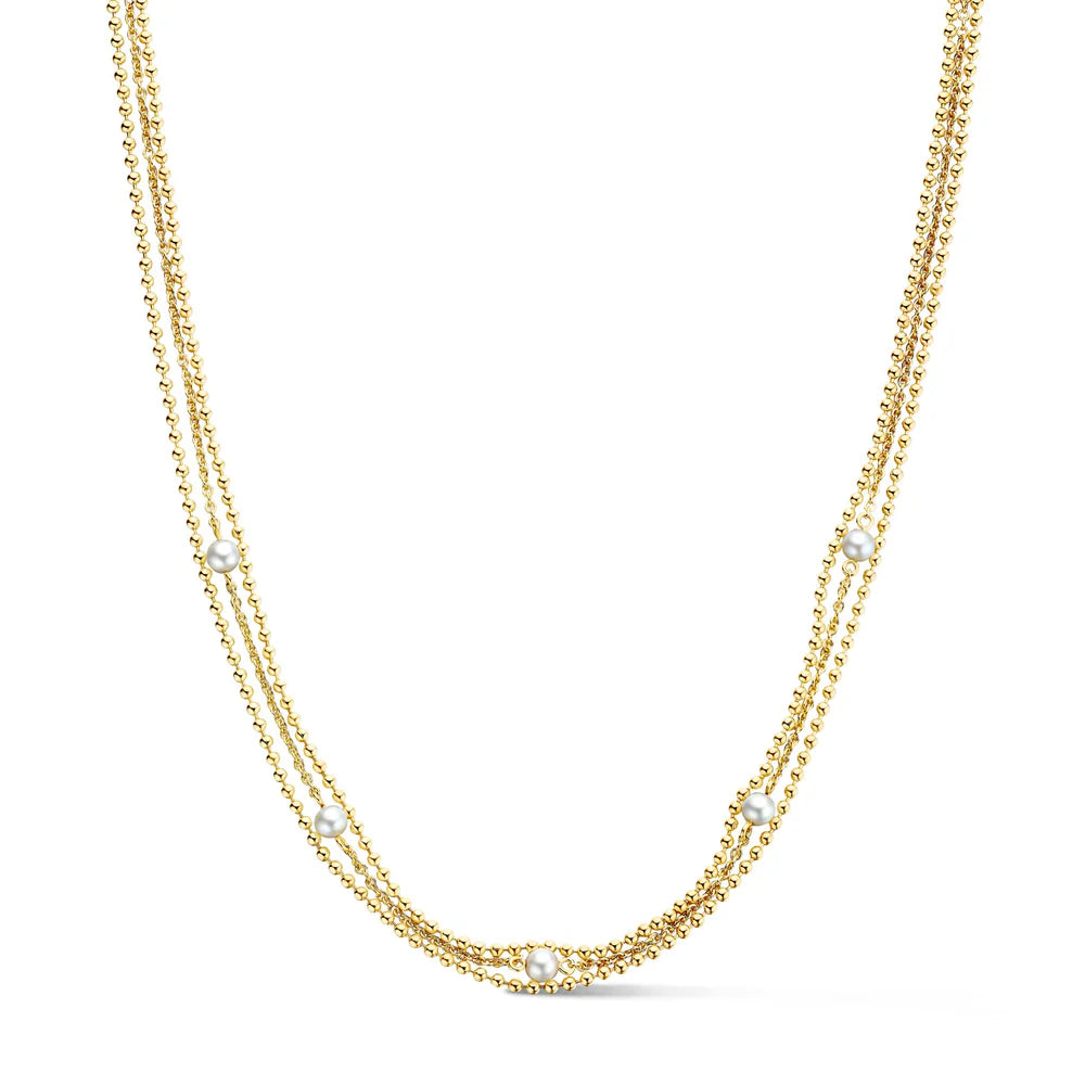 VENUS NECKLACE GP/PEARL