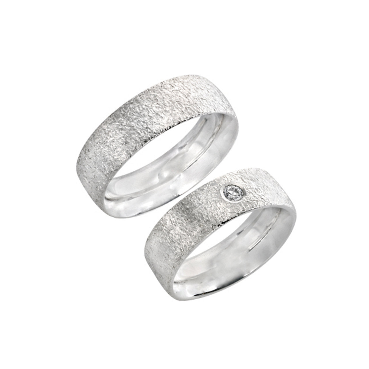 SØLV FORLOVELSESRING 7,0MM