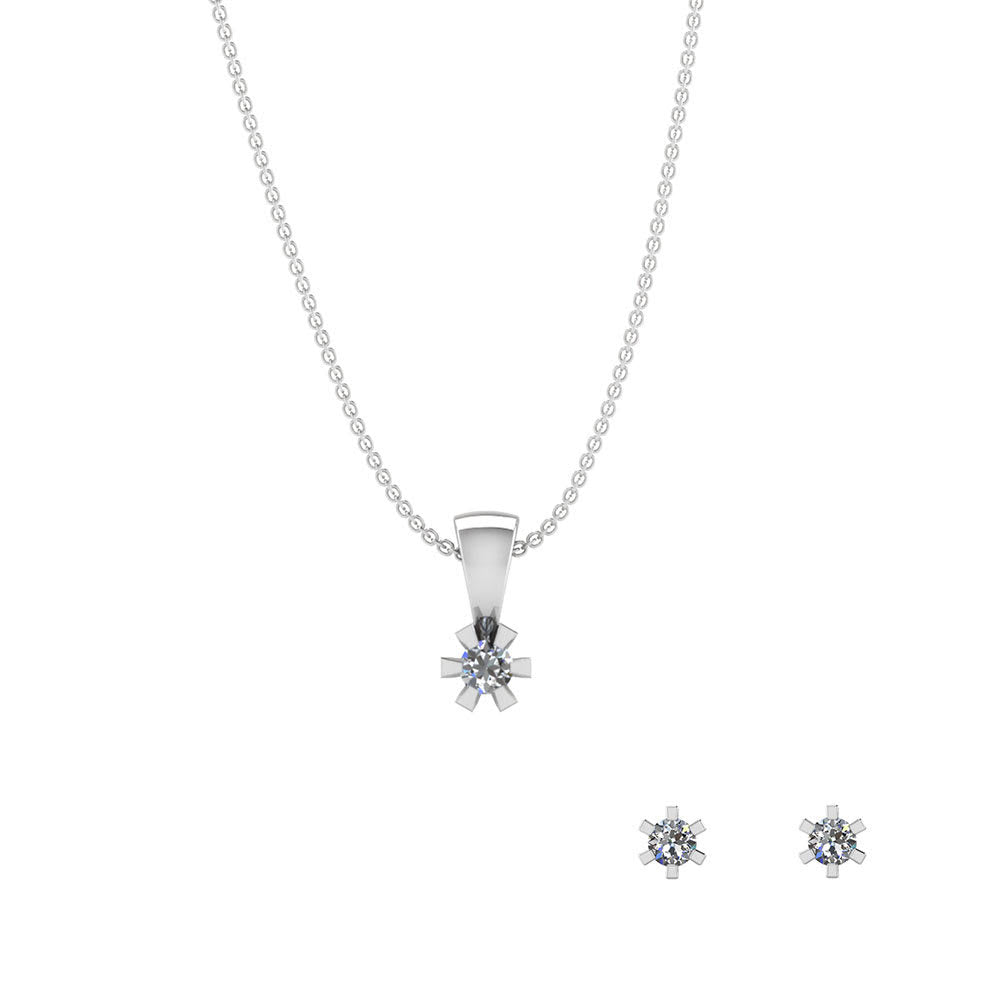 Smykkekæden Smykkesæt i Sterling Sølv SÆT605