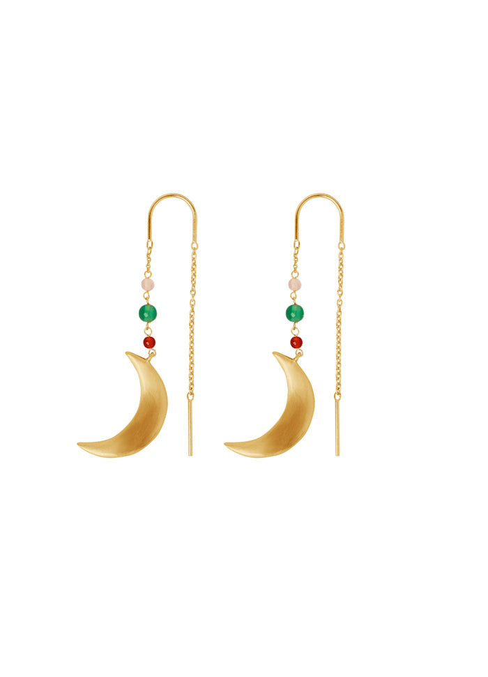 SUMMER MOON EARRINGS COLOR-GP