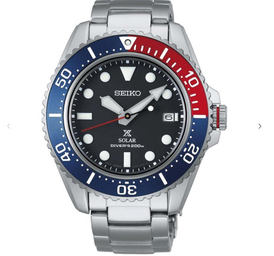 Seiko Prospex Solar Sea Divers SNE591P1 Herreur