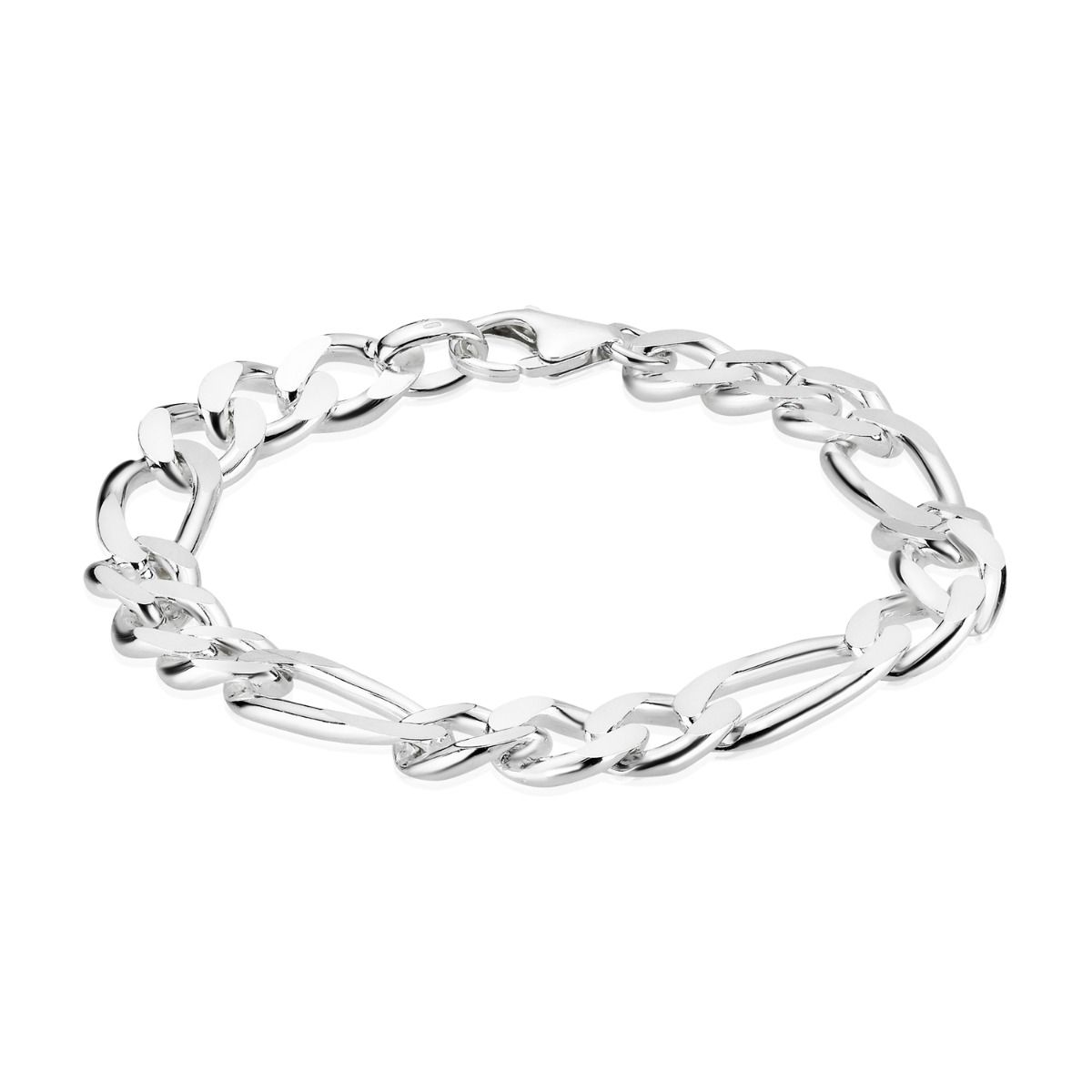 SØLV ARMBÅND FIGARO 2,05