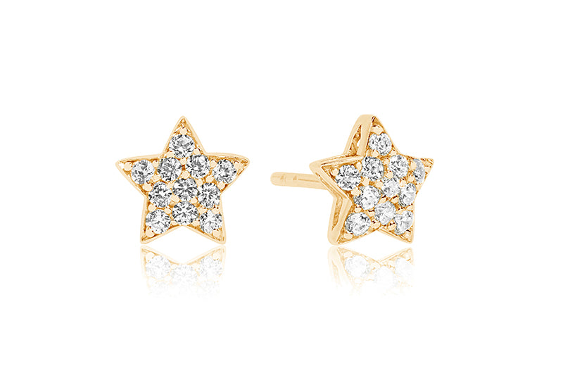 Atrani Forgyldte Sølv Øreringe SJ-E1777-CZ-YG