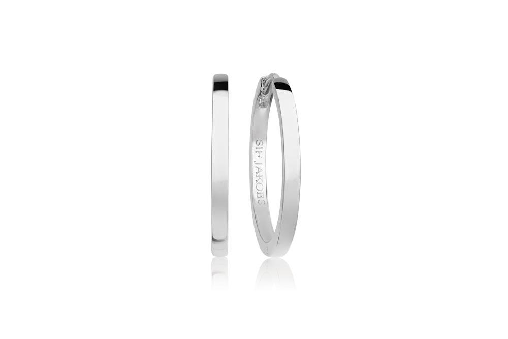 Ellera Pianura X Grande Sterling Sølv Øreringe fra Sif Jakobs