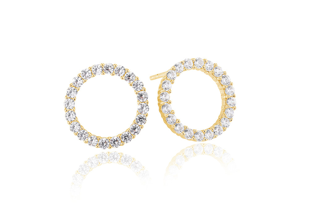 Biella Uno Forgyldte Sølv Ørestikker fra Sif Jakobs