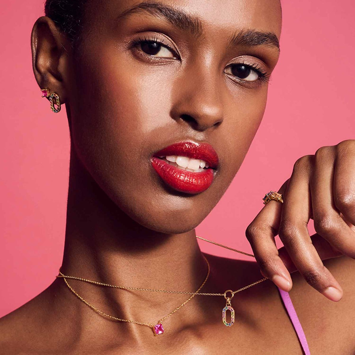 Sif Jakobs Ellera Quadrato Forgyldt Sølv Øreringe