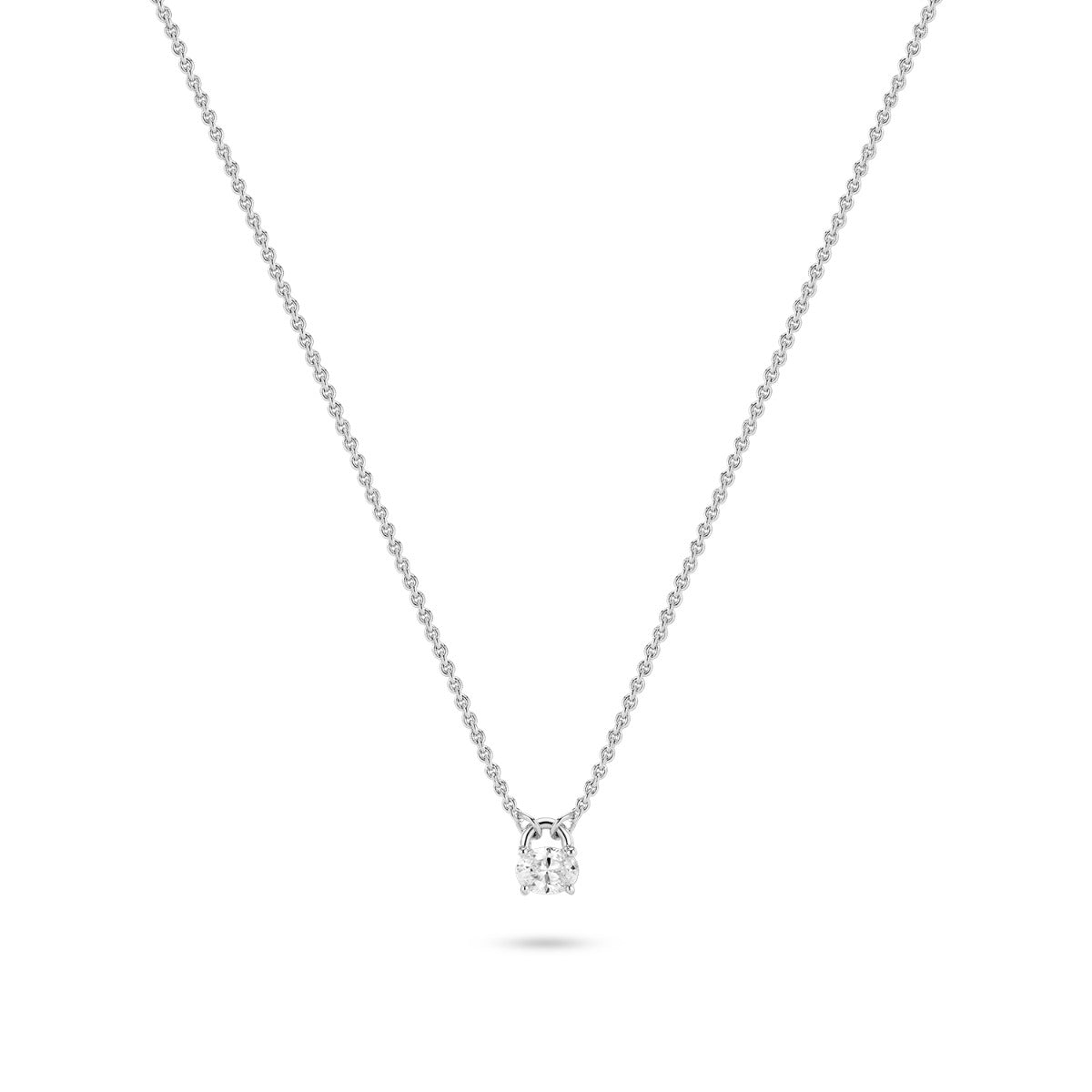 Sif Jakobs Ovale Halskæde i 18 kt. forgyldt 925 sterling sølv SJ-N2744-CZ