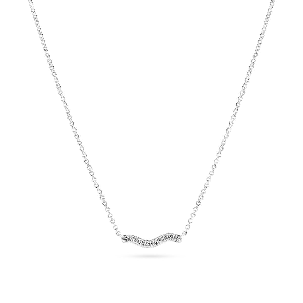 Sif Jakobs Ellera Waves Halskæde i Sterling Sølv