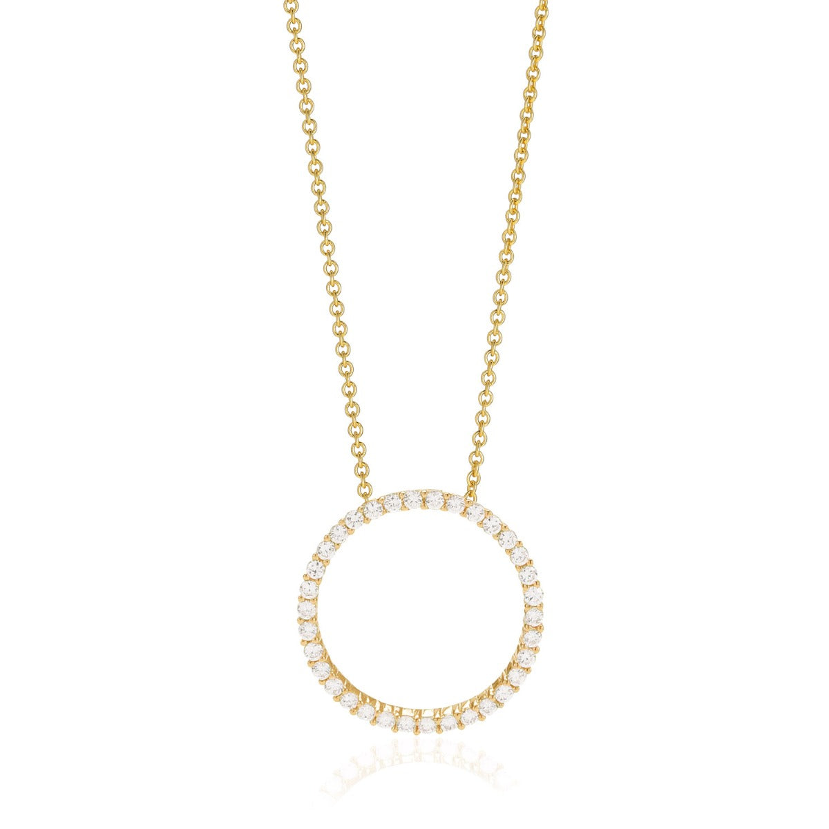 Sif Jakobs Biella Grande Halskæde i Forgyldt Sølv