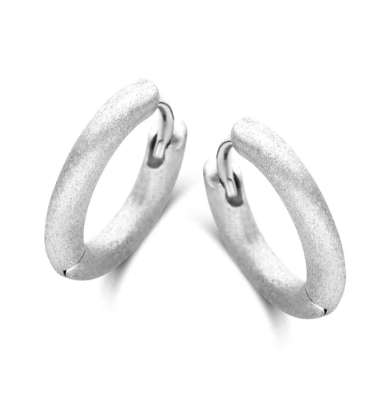 Spirit Icons Balance Hoop øreringe i sølv S42471