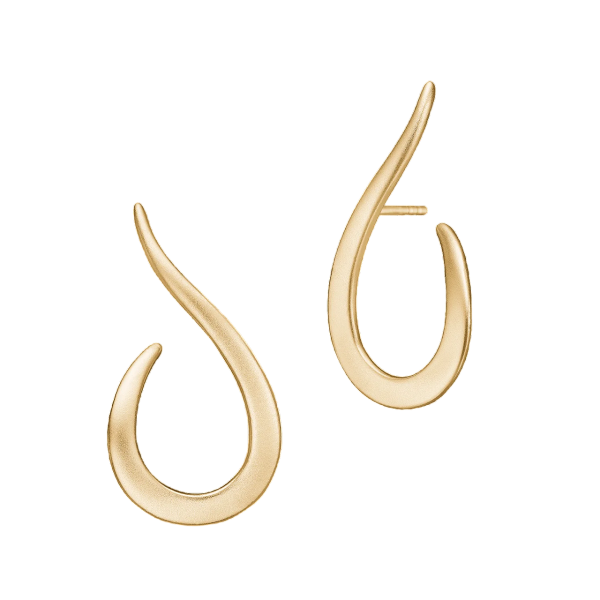 CLASSIC SWAN ØRESTIK FORGYLDT