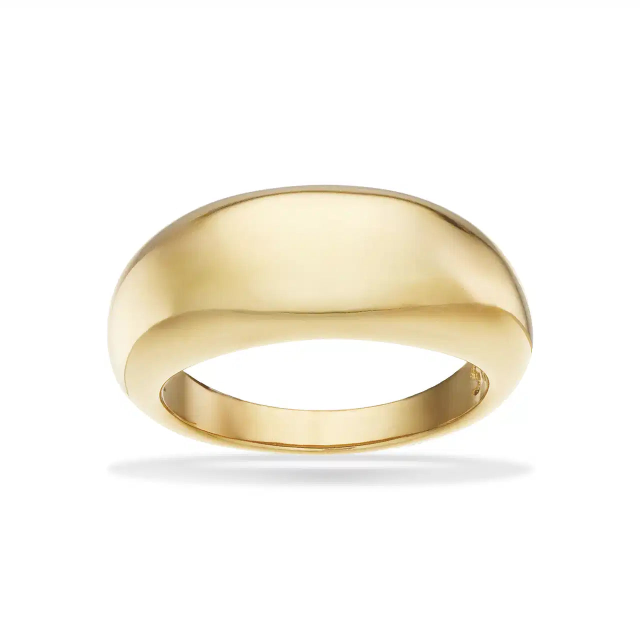 MOLLY RING STÅL GULDFARVET
