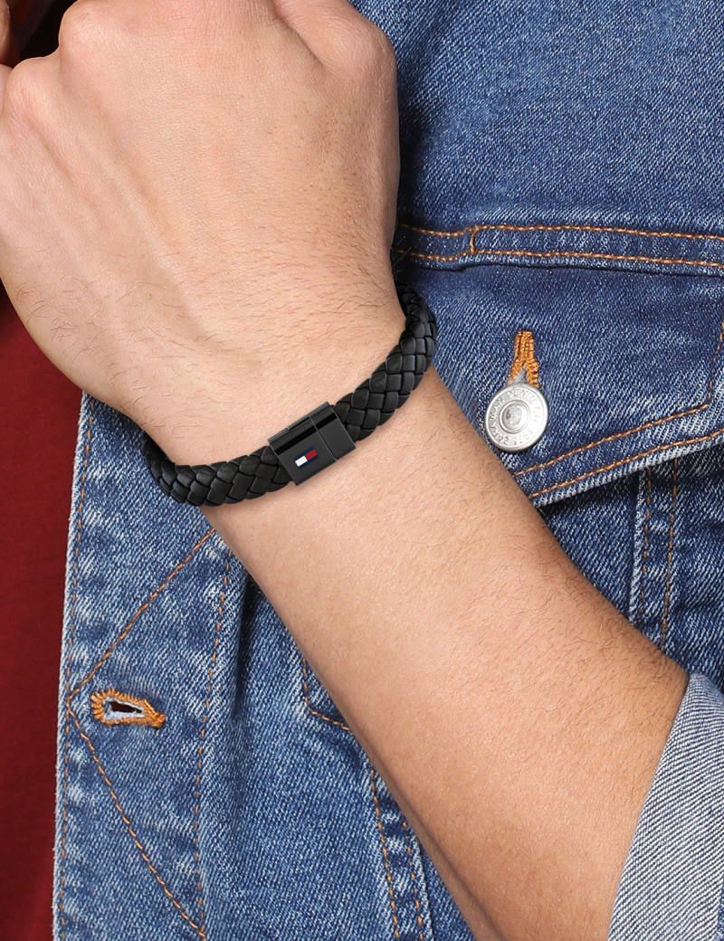 TOMMY HILFIGER ROUND BRAIDED BRACELET