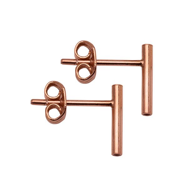 Plateaux, Tube Ørestikker, Rosa Forgyldt