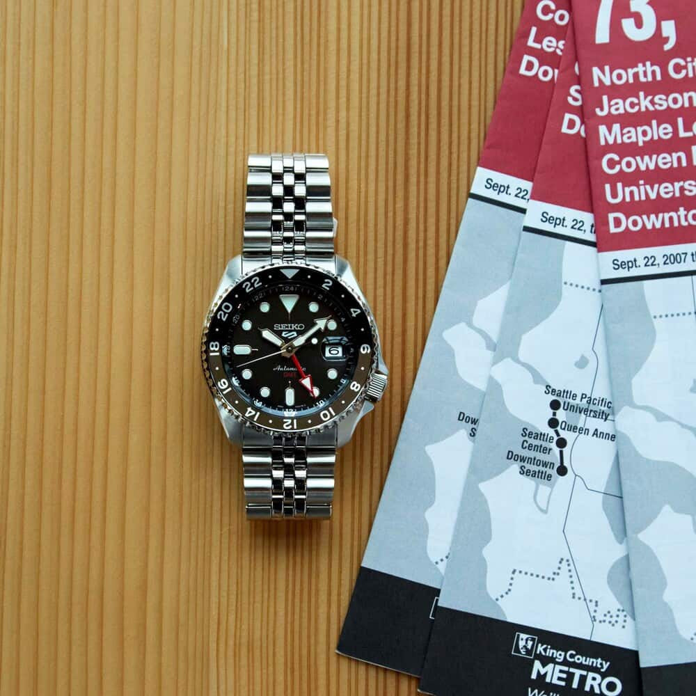 SEIKO 5 UR HR SPORT GMT LÆNKE