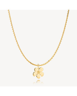 Pansy Forgyldt Sølv Halskæde fra Izabel Camille