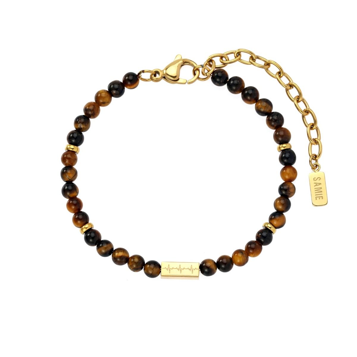 NEO - BRACELET WITH BROWN PEARLS