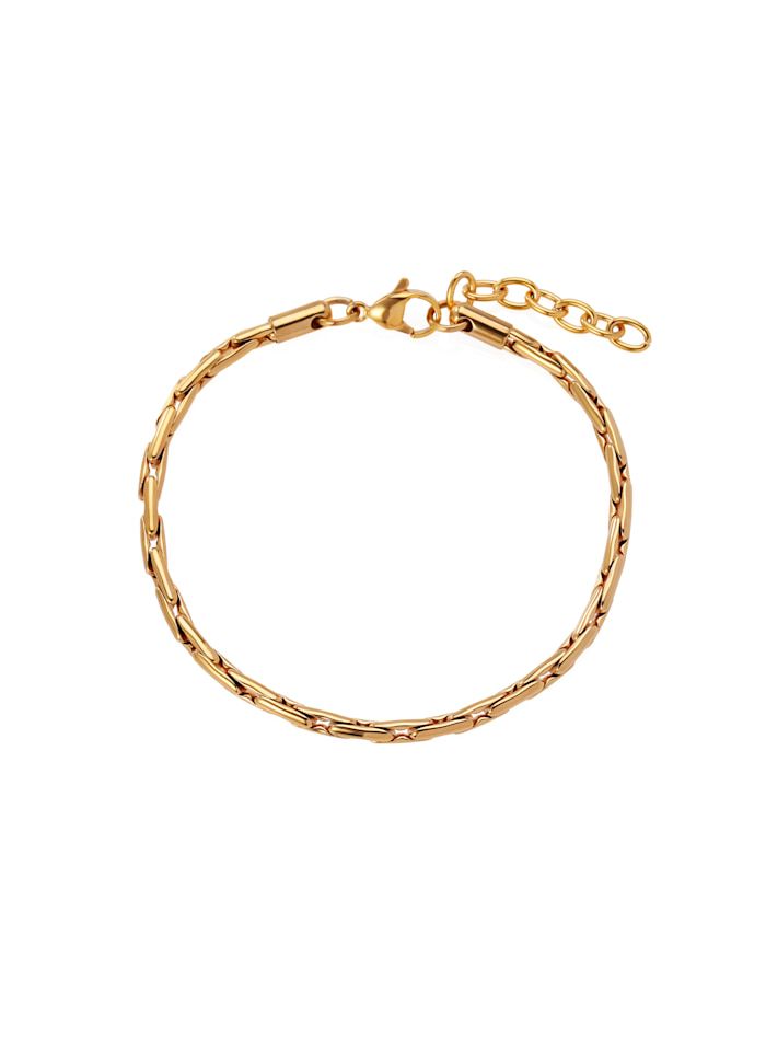OSCAR - BRACELET GOLD-PLATED STEEL