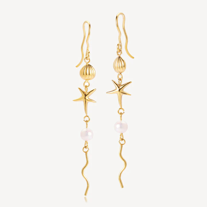 SIRENA - ØRERINGE FORGYLDT