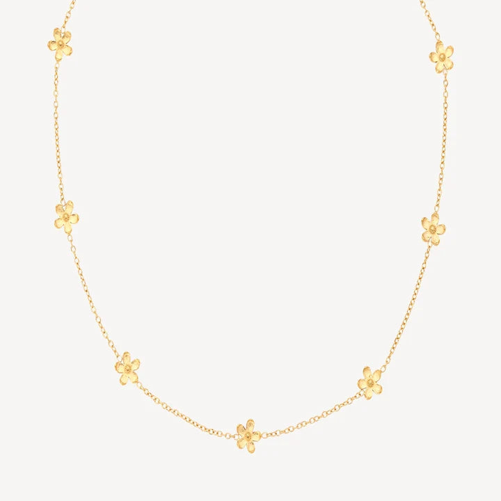 CAMELLIA - NECKLACE GOLD-PLATED