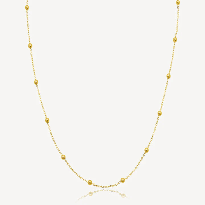 BUBBLE - HALSKÆDE FORGYLDT