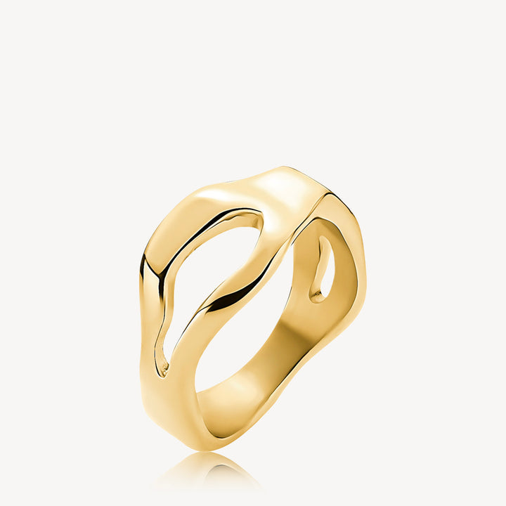 SIGNE KRAGH X SISTIE2ND - RING GOLD-PLATED