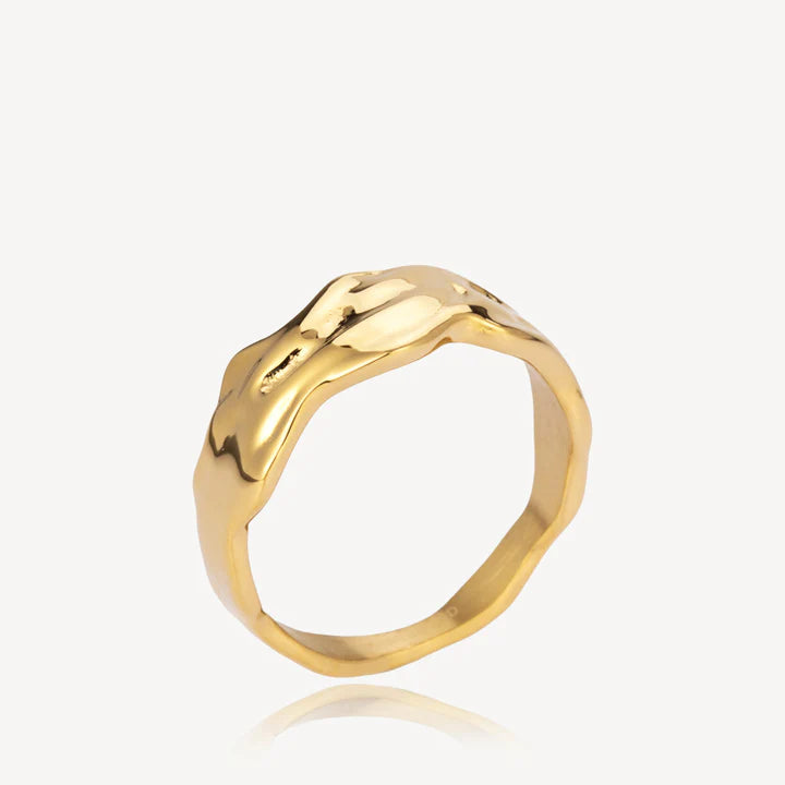 WAVY - RING GOLD-PLATED