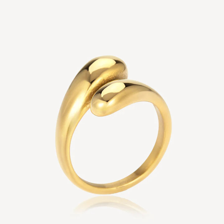 DROPS - RING GOLD-PLATED