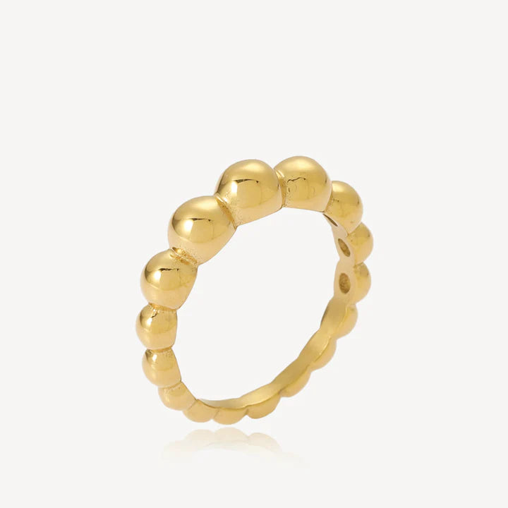 BUBBLE - RING GOLD-PLATED