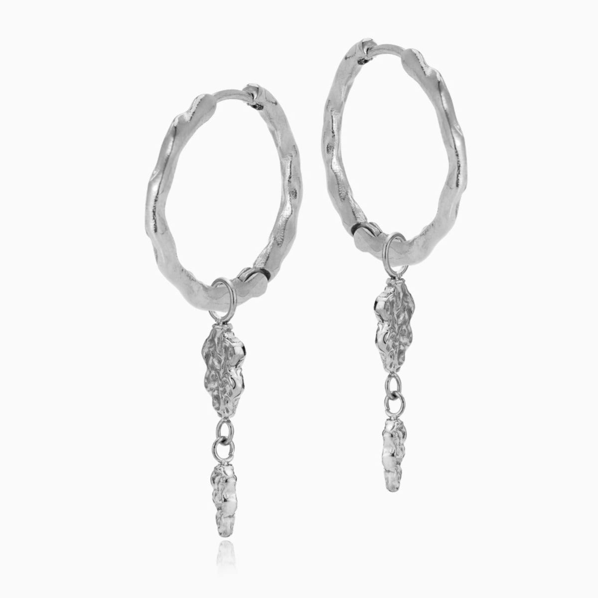 Sistie Sophia Hoops øreringe i genanvendt stål ZXS15501SWS