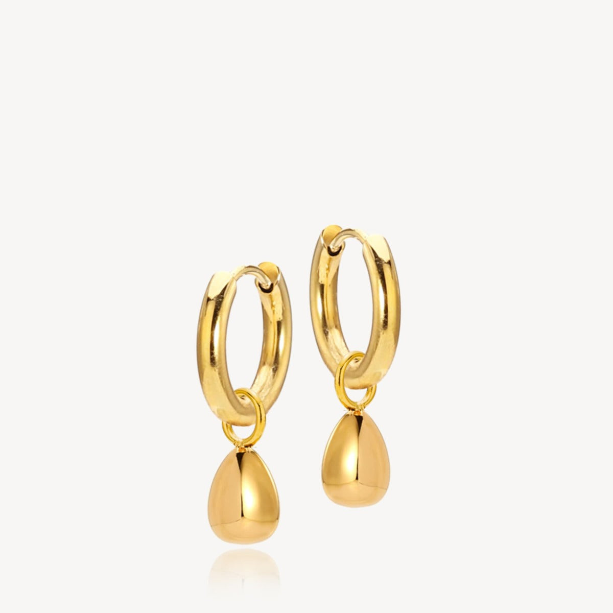 Sistie Drops Hoops øreringe i forgyldt rustfrit stål ZXS15502GS