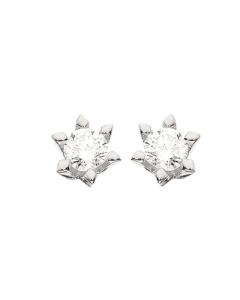 Victoria Ørestikker 0,20 ct. i 14 Karat Hvidguld fra Scrouples 