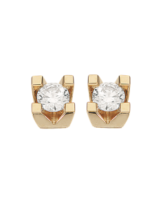 SCROUPLES KLEOPATRA 14 KT GULD ØRESTIKKER  0,15 W/SI 1135,15