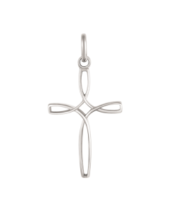 Støvring Design Kors Rhodineret Sølv Vedhæng 14237954