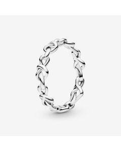 Pandora Hjerteknude Sterling Sølv Ring 198018