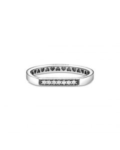 Pandora Logo Sterling Sølv Ring 199041C01