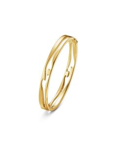 Fusion Open Bangle 18 Karat Guld Armbånd fra Georg Jensen 