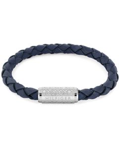 Tommy Hilfiger Exploded Braid Herrearmbånd i Læder 