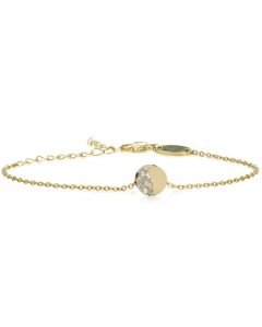 Blomdahl Guld Double Armbånd med Swarovski Krystaller 