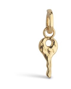 Enamel Magic Key charm i 18k forgyldt sterlingsølv C028G