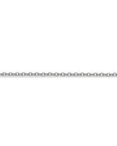 Scrouples Anker Halskæde i Rhodineret Sølv 41042,45RH 0,40 mm