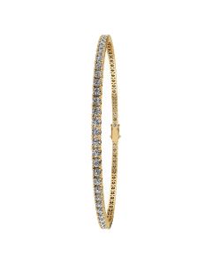 Tennis 14 Karat Guld Armbånd fra Henrik Ørsnes Design med Diamanter 2,03 Carat TW/SI