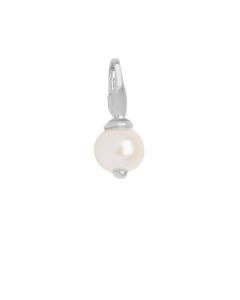 Pearl Charm Sterling Sølv Charm fra byBiehl med Ferskvandsperle 