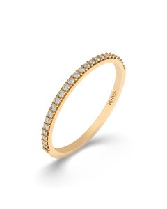 Smykkekæden Elinor 14 Karat Guld Ring med Brillanter 0,125 Carat W/SI