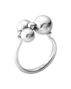 Moonlight Grapes Lille Oxideret Sølv Ring fra Georg Jensen 