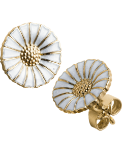 Daisy Forgyldt Sølv Ørestikker fra Georg Jensen 