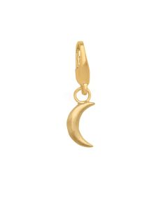 byBiehl Moon Charm i Forgyldt Metalblanding 