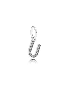 Pandora U Sterling Sølv Charm 791333CZ