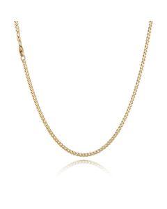 Panser Facet 14 Karat Guld Halskæde fra BNH P14105H 1,05 mm
